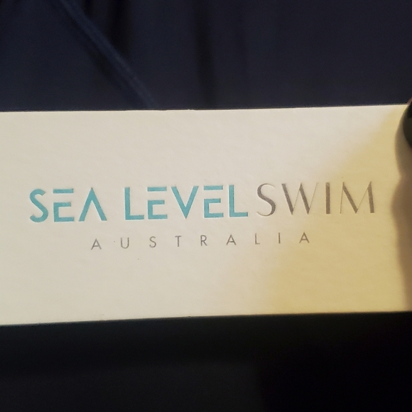 SEA LEVEL SWIM.AUSTRALIA.  ONEPIECE. NWT NIGHT SKY BLUE. SZ 14. - Picture 6 of 11
